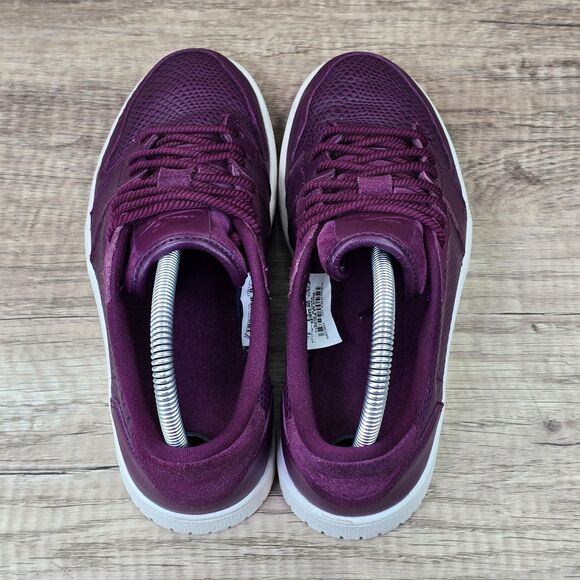 Burgundy Jordan Women Nike Air Jordan 1 Retro Low NS Bordeaux Women\'s Sz 7 Burgundy Shoes (AO1935-600)